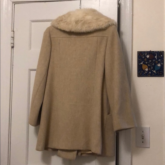 Vintage Coat With Real Rabbit Fur - Picture 4 of 5
